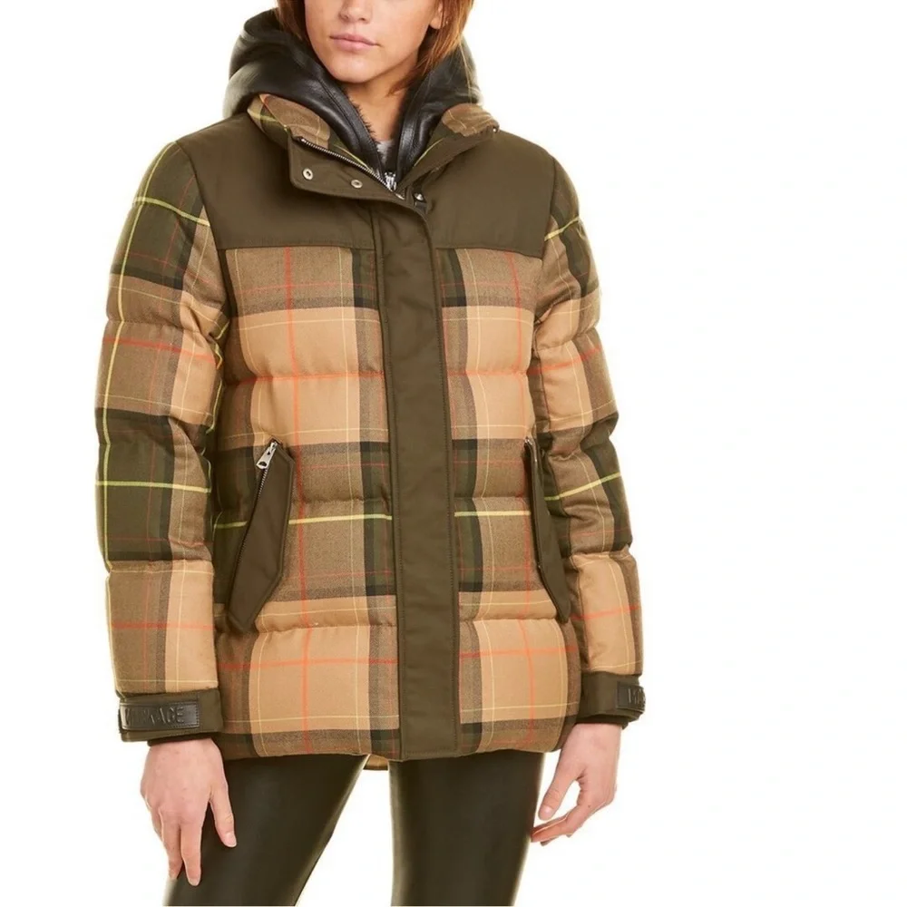 Mackage Rania Leather -Trim Wool-Blend Jacket. - Picture 3 of 12